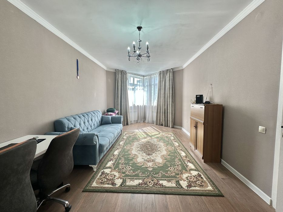 1- комнатная, мкр Нуркент, 3/9, 48,7 кв.м.