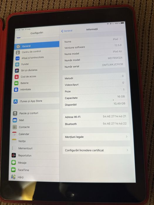 Ipad air generatia 1