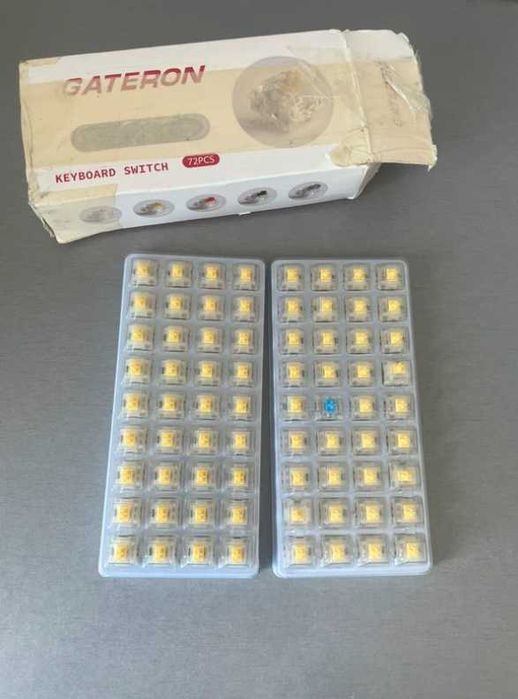Gateron kaybord switch wellow 71+1 pcs