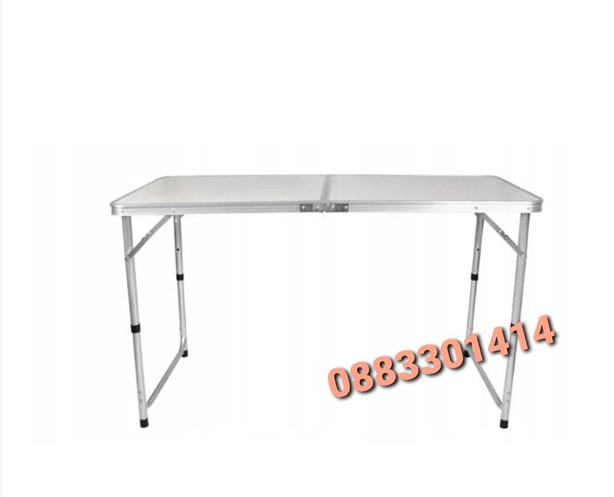 Комплект сгъваема маса със столове 120х60х70см