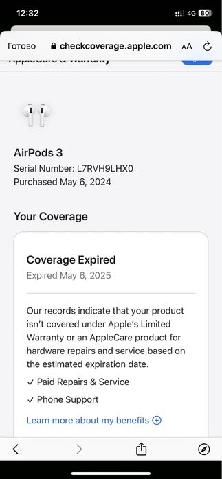 Продам новые airpods 3, 40000