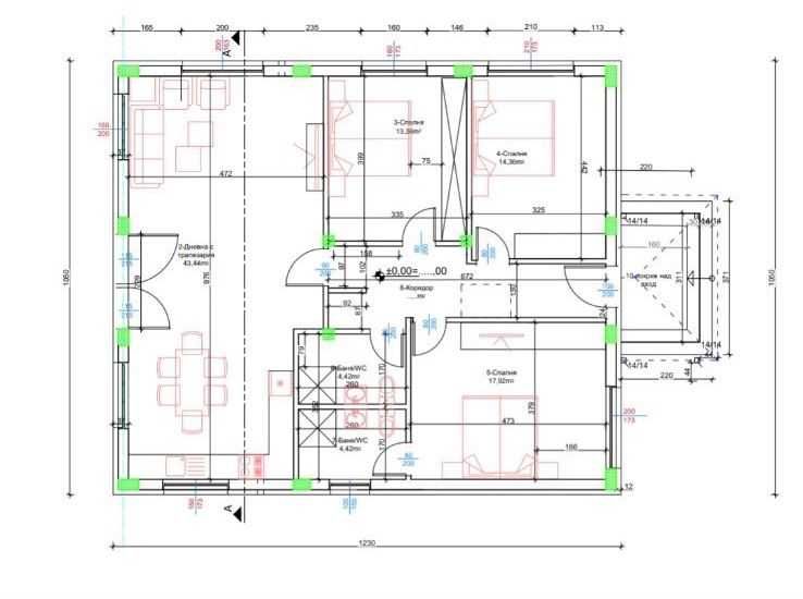 Комплекс от четири самостоятелни къщи във  Войводиново
