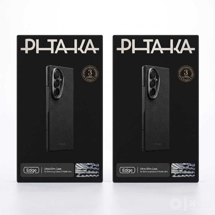 PITAKA Samsung Z Fold 8 Wide and Ultra Tactile Woven Aramid Fiber Case