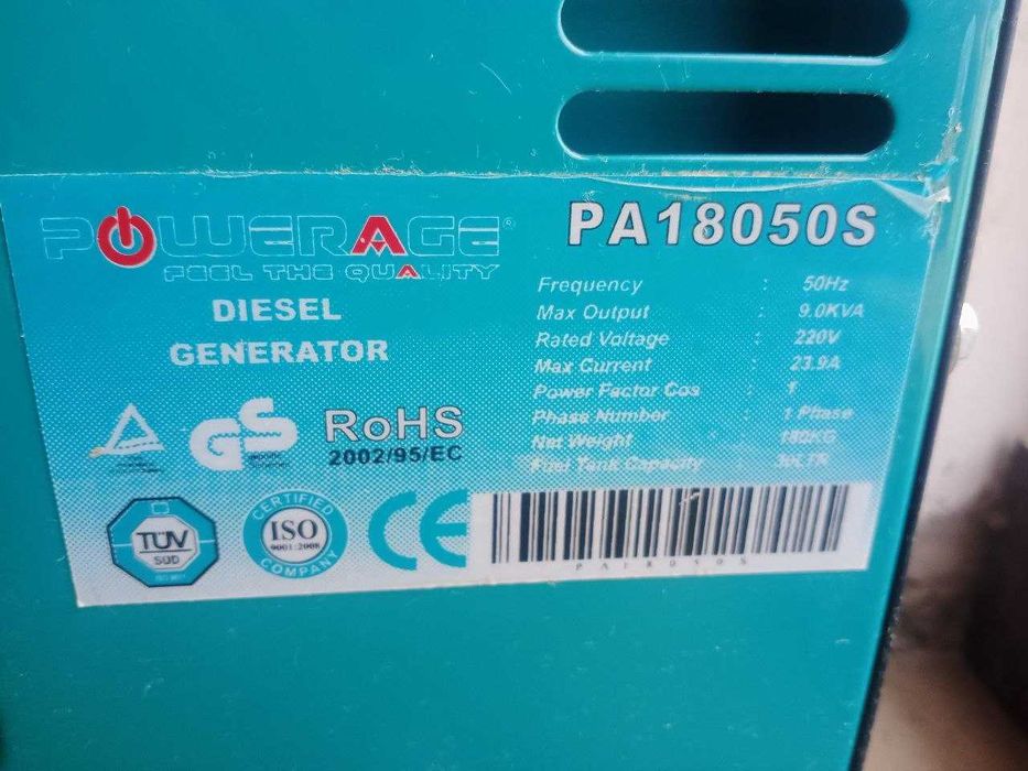 9 Kw lik dvijok sotiladi (disel generator)