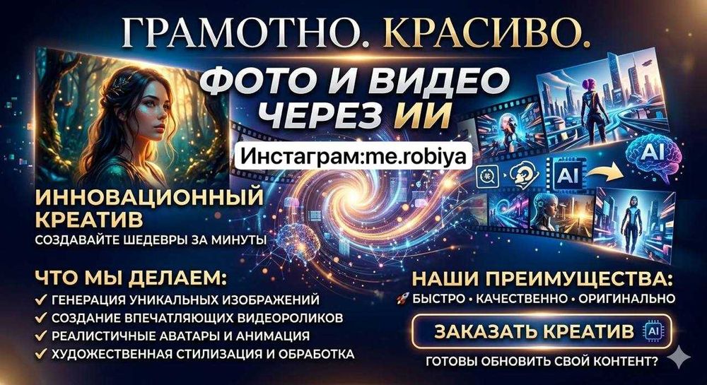Фото и видеомонтаж.