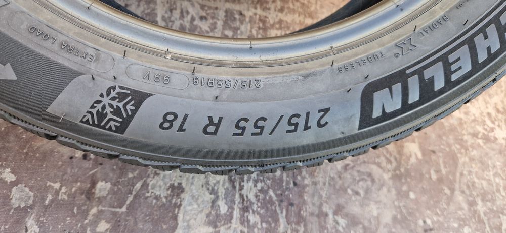 2 Anvelope Michelin 215 55 R18 M +S . Dot 2021