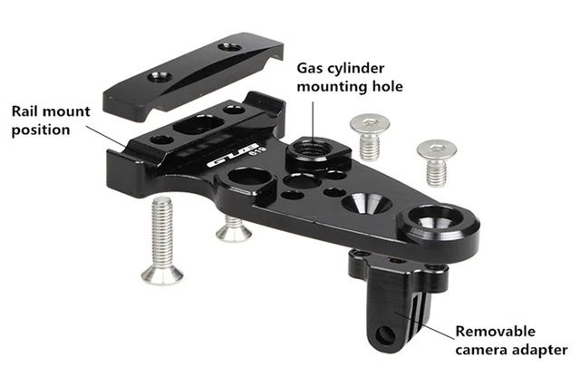 Suport multifunctional GO PRO butuc fata spate roata bicicleta mtb bmx