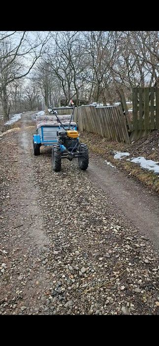 Motocultor 13 cp benzina plus remorca