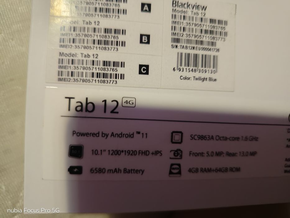 Продам Планшет 10.1 дюйма. 4G