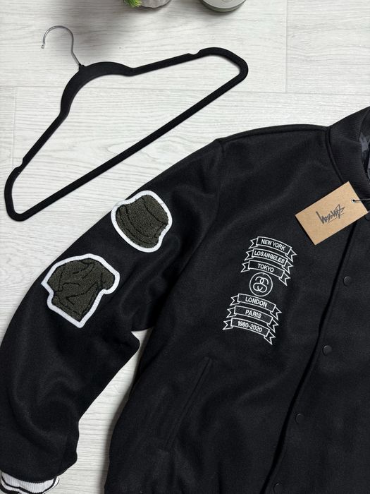 Бомбър яке Stussу x Comme des Garçons (CDG)