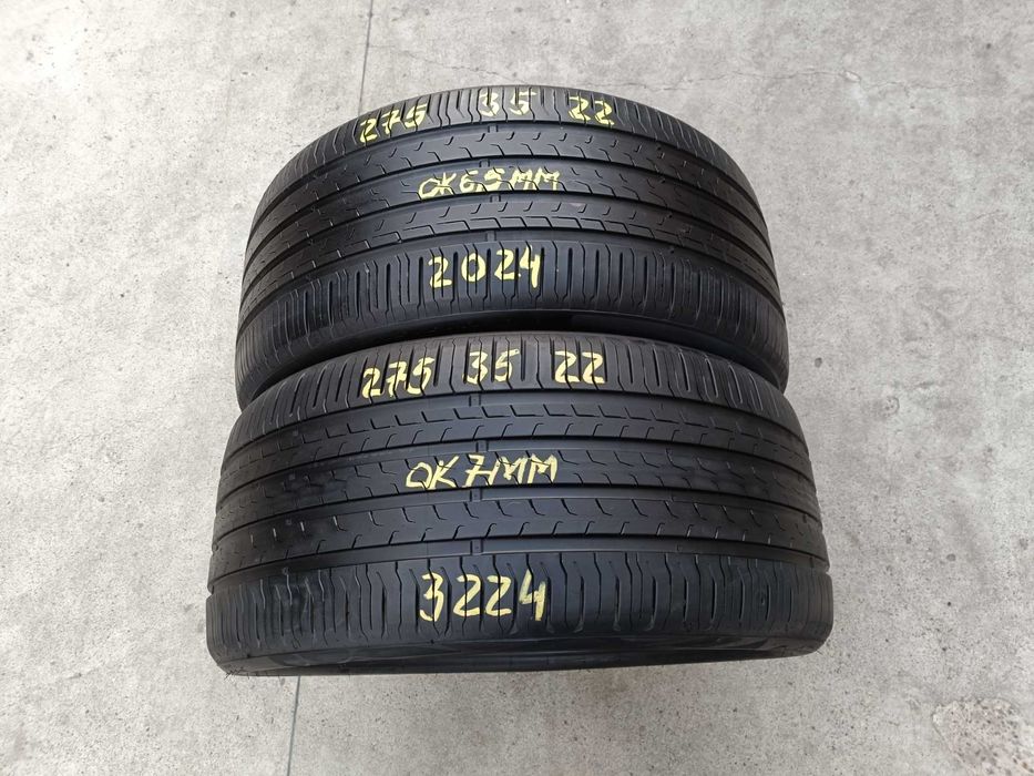 Doua anvelope vara 275 35 22 continental ecocontact 6 dot 2024