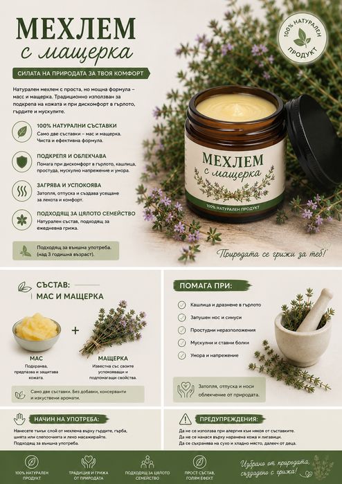 Мехлем от мащерка