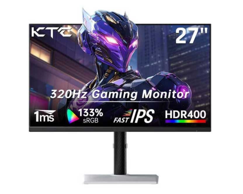 Monitor KTC 27inch QHD 320hz, pentru esports competitiv, rgb