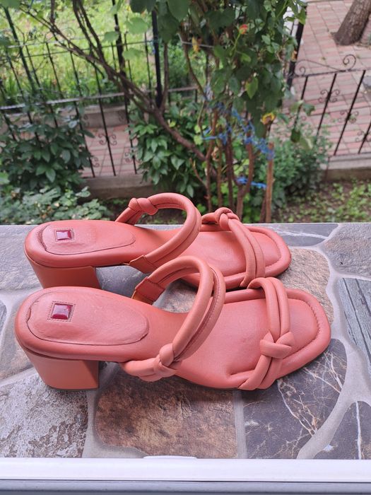 Sandale damă din piele naturală, Högl (39)