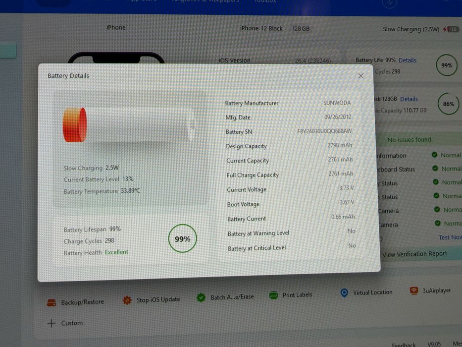 iPhone 12 Black - Ideal pentru piese