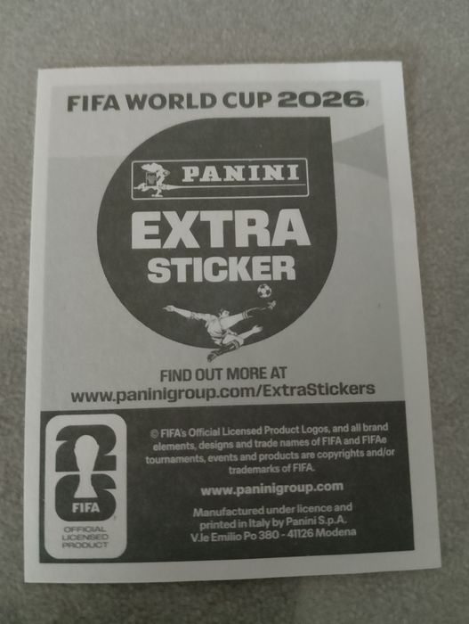 Panini FIFA WC 26 extra sticker Alphonso Davies