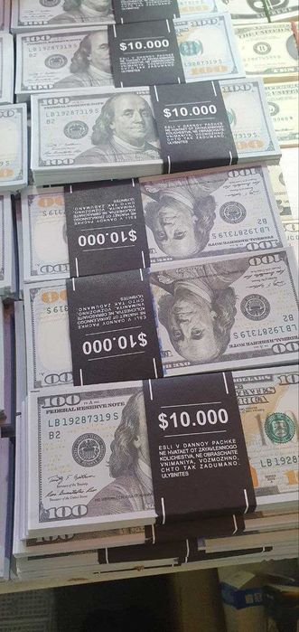 Пачка сувенирных денег, доллары Dollar suvenir