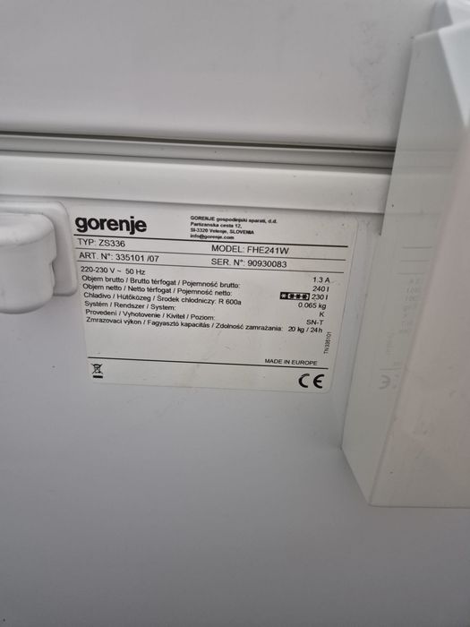Lada frigorifica Gorenje