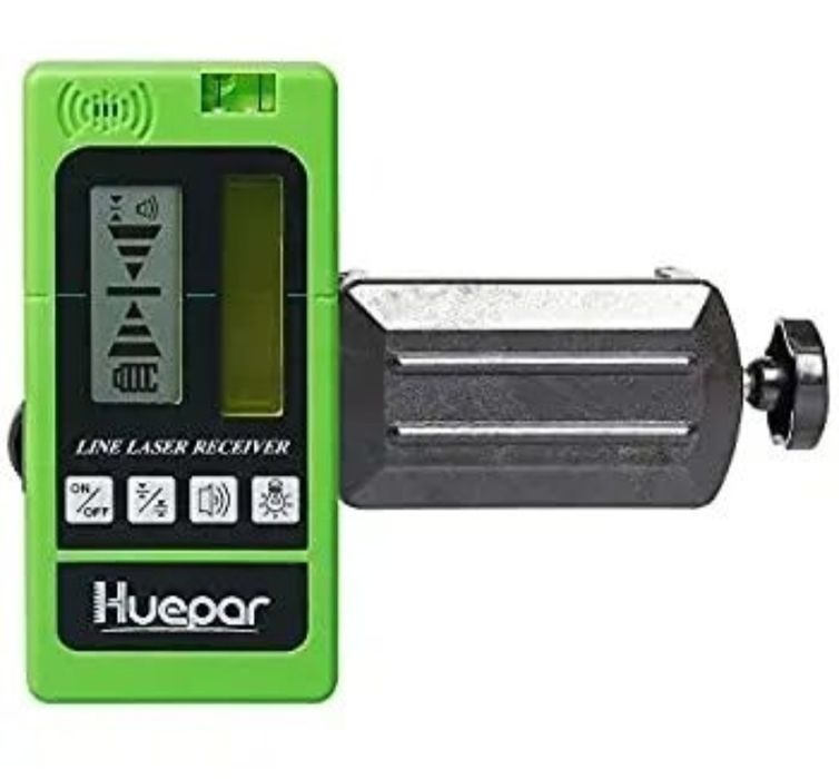 Цифров лазерен приемник за линейно ниво Huepar LR-5RG