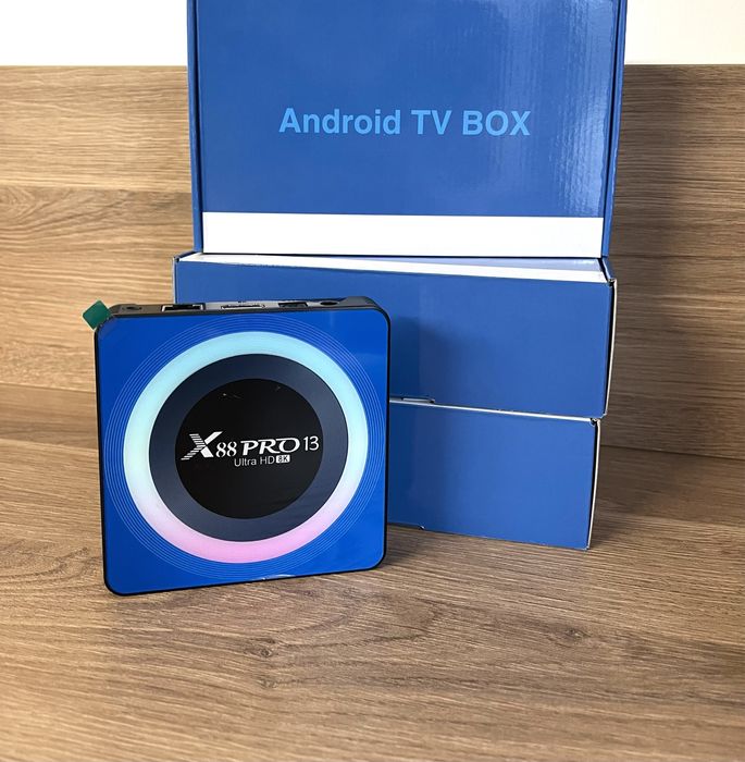 Android TV Box X88 Pro 13 8K Ultra HD, 4GB Ram, 64GB Stocare - Nou!