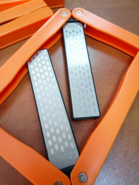 Диамантено точило за ножове с двустранен грит плочка с нова промо цена