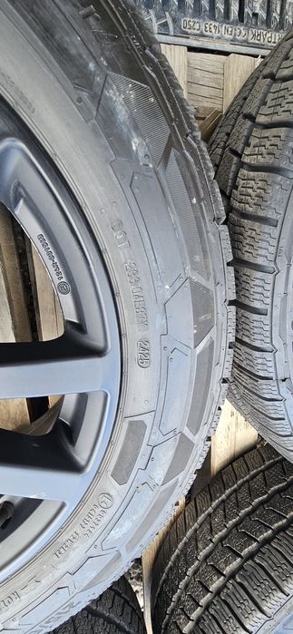 Jante cu anvelope Continental VanContactWinter 215/60 R17C 109/107 Ford Transit Custom 7jx17 5x160 ET.55 Senzori presiune