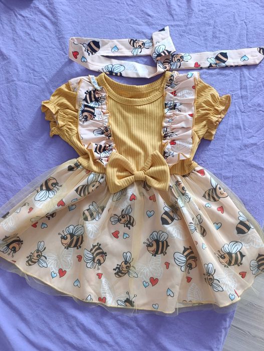 Роклички за момиченце с размери 9-12