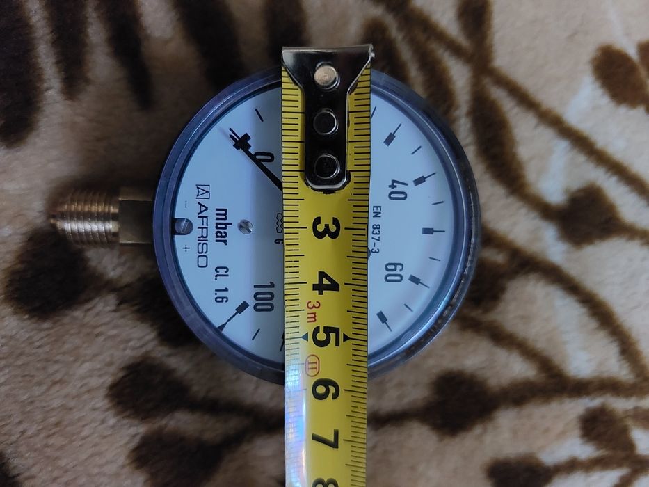 Vand Manometru Gaz 0 _ 100 Mbar Afriso