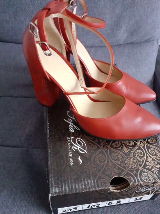 Pantofi/Sandale cu toc gros
