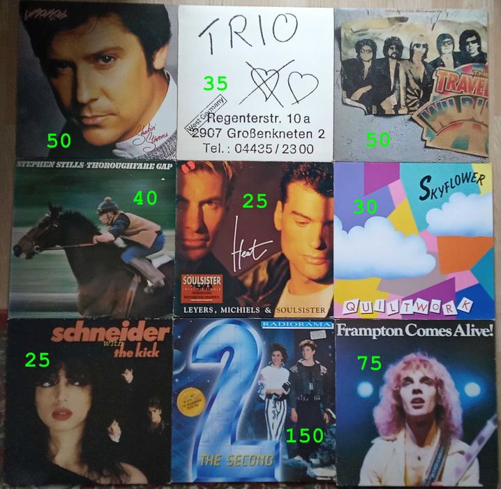 discuri vinil maxi-singles, albume LP si singles 7" / 45rpm