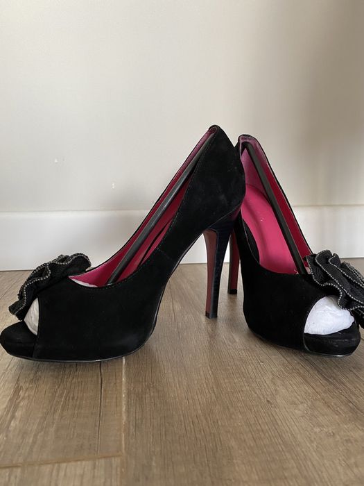 Туфли натуральная замша