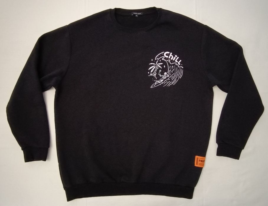 Pause Jeans Gabriel Sweatshirt оригинално горнище XL памучен суичър черно горно