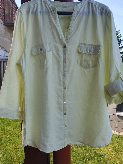 Cămașă galbena din in