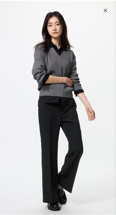 Uniqlo Элегантные расклешенные брюки