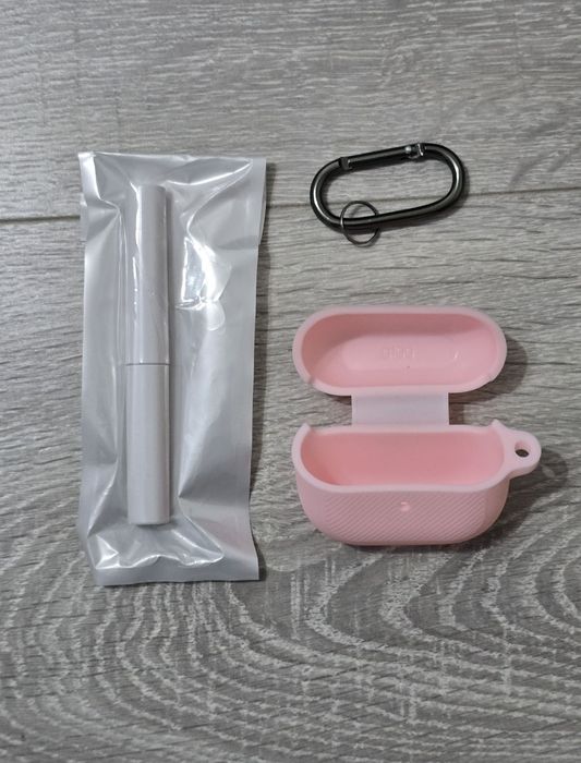 Husă silicon pentru Samsung Galaxy Buds 3 / Buds 3 Pro – cu carabină
