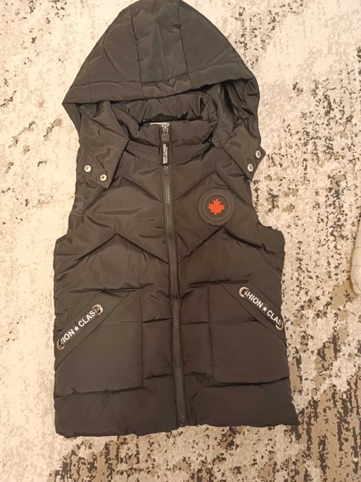 Черен детски елек