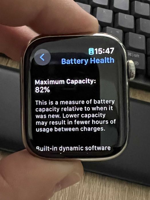 Apple Watch Series 7 Stainless Steel 45 mm Starlight (GPS + Cellular)