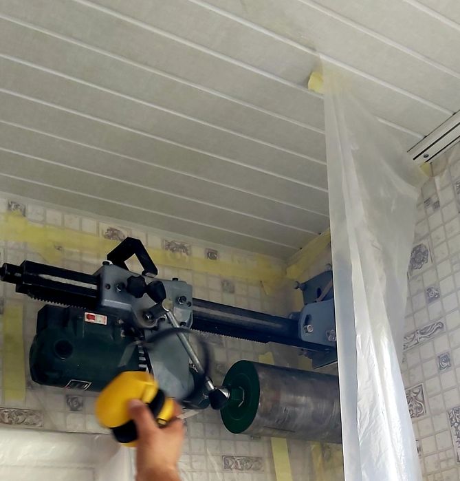 Перфоратор алмазное бурение 30-220мм алмазной сверление сухой тешиш ке