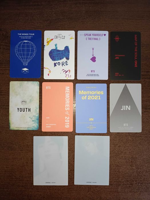 Официални картички Jin / BTS