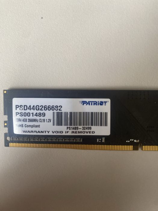 Продам оперативную память ddr4