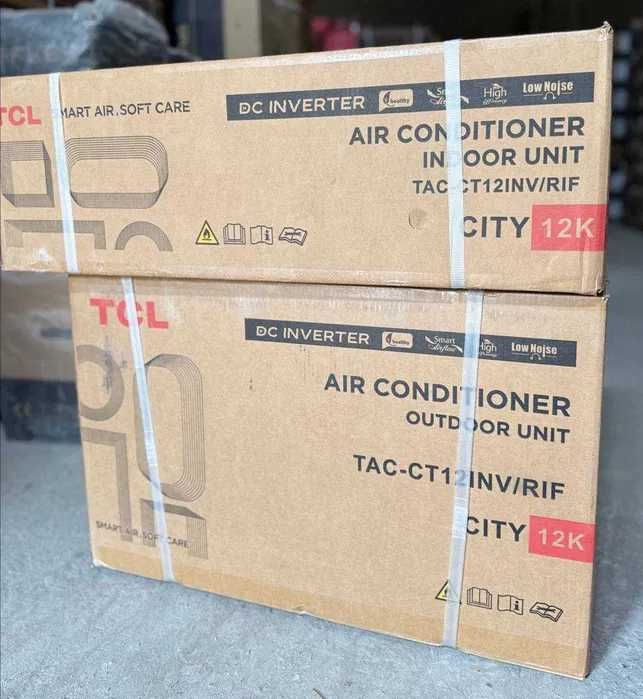 Кондиционер TCL 12 INVERTER установка склада доставка есть 24/7