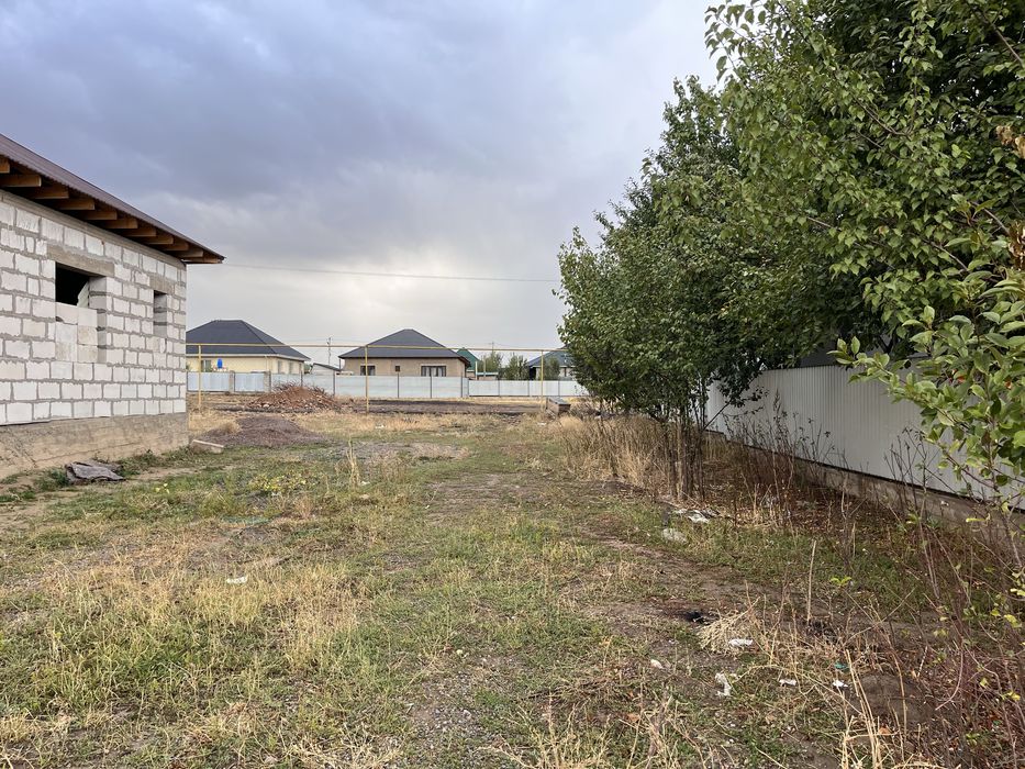 Участок + дом.