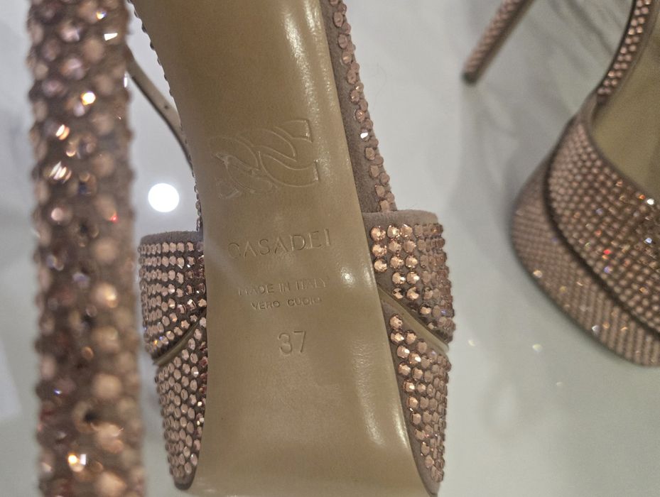 Casadei 37 номер с камъни Swarovski