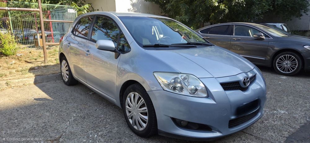 Toyota Auris – 1.6 VVT-i Benzina – Cutie Automata MMT – 2008 – 151.179 km