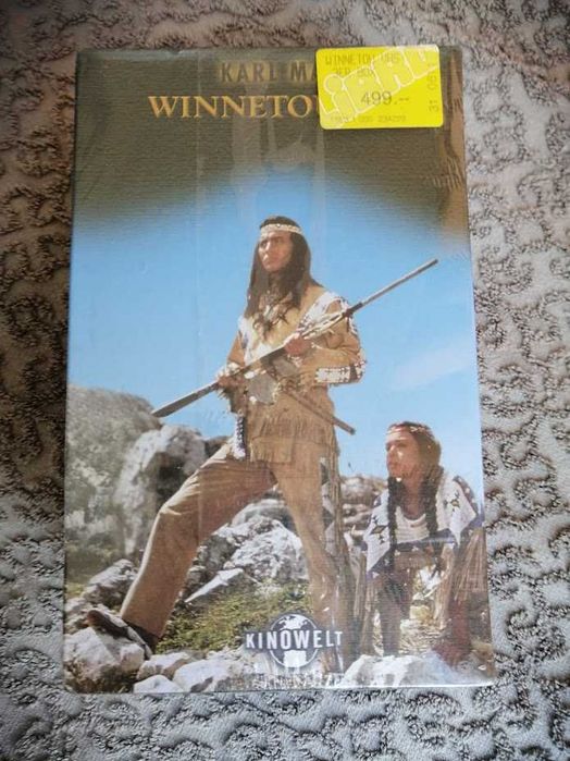 Pachet VHS,filmul Winnetou,vol.1-3.