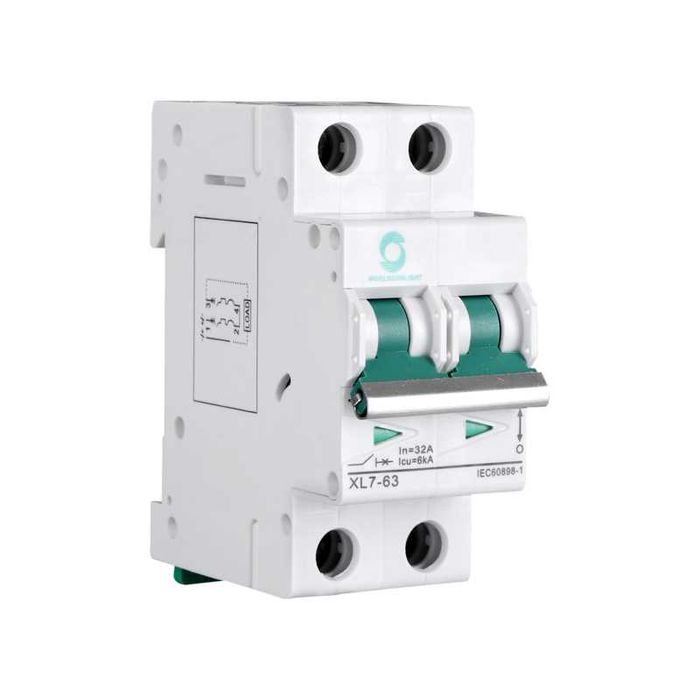 Siguranțe DC automate, 16A - 63A , 2P, 500V, 600V