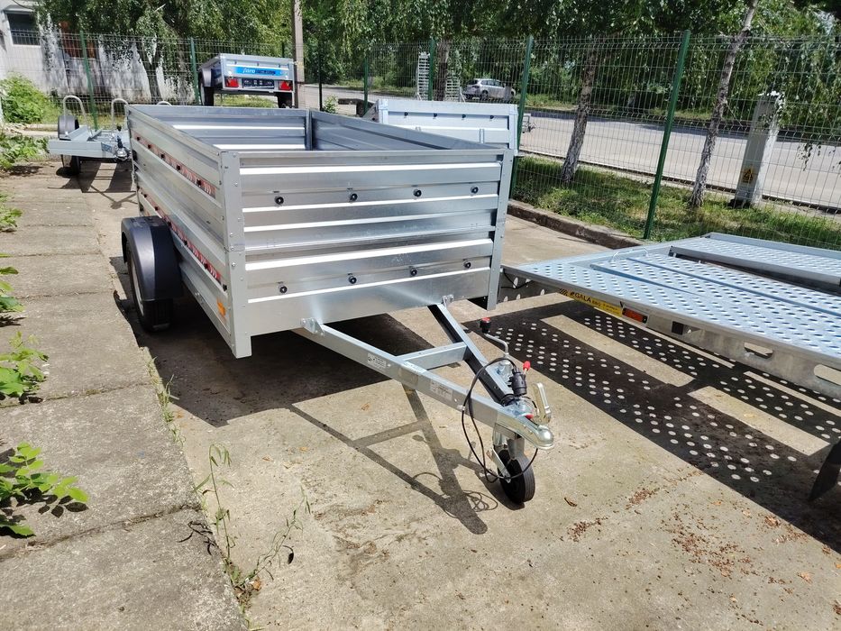 Remorca 2.35x1.25 m obloane duble, 750 kg