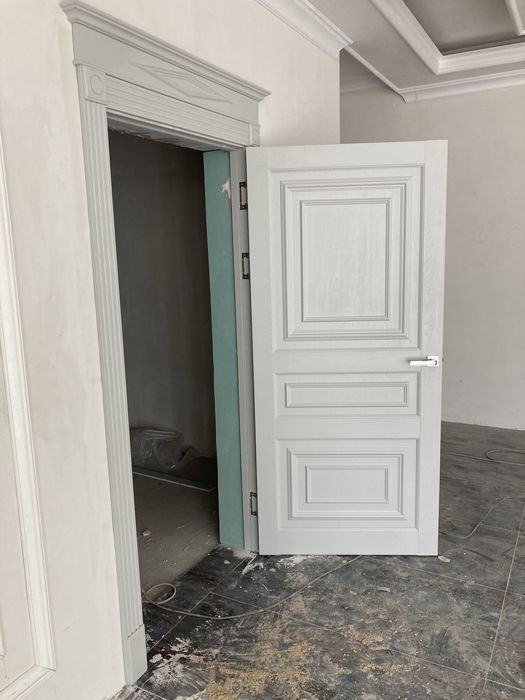 Установка дверей, есік орнату