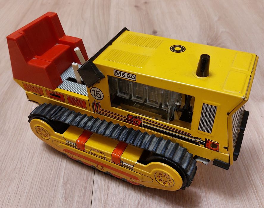 Колекционерска метална играчка булдозер MS 80, made in Gernany