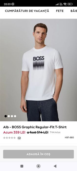 Tricou HUGO BOSS VERSACE JEANS COUTURE original 100%  marimea L,XL colectia noua Versace Cavalli